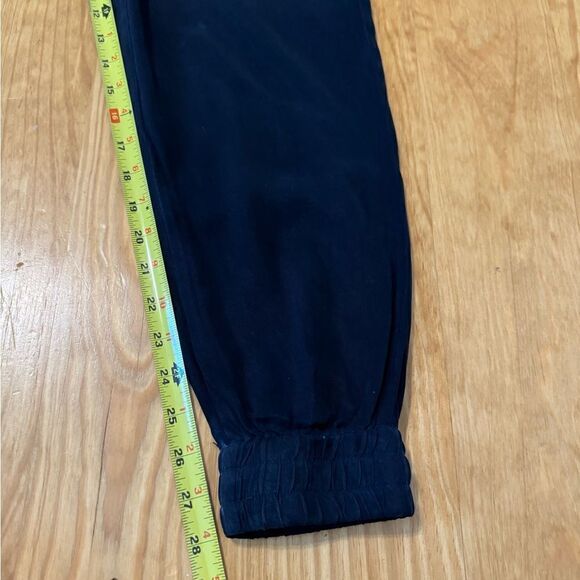 Maven West XS Silky Wash Tencel/Rayon Blend Drawstring Jogger Pants Navy Blue - Picture 5 of 10